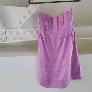 Calypso violet 💜 silk strapless dress